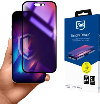 Захисне скло 3MK Rainbow Privacy для Apple iPhone 16 Pro (5903108586368)