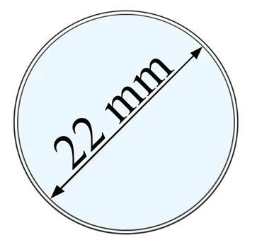 Капсула для зберігання монет з внутрішнім діаметром 22 мм