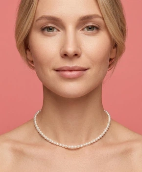 Витончений перлинний чокер «Classic Grace» Honey Fashion Accessories білий (12094/3)