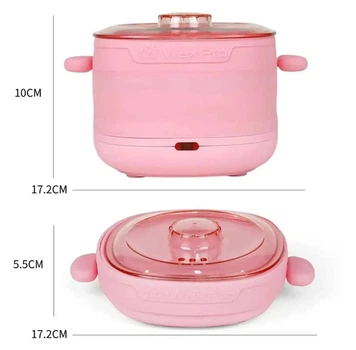 Воскоплав баночный силиконовый складной Wax Warmer YSM-1002A 400 мл 100 Вт