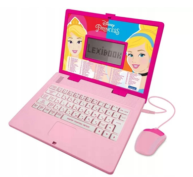 Навчальний ноутбук Lexibook Princess польсько-англійська-українська версія (3380743102177)