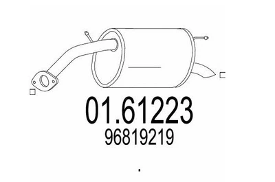 Глушник MTS (01.61223)