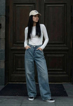 Жіночі джинси Staff 3492 blue loose fit 40