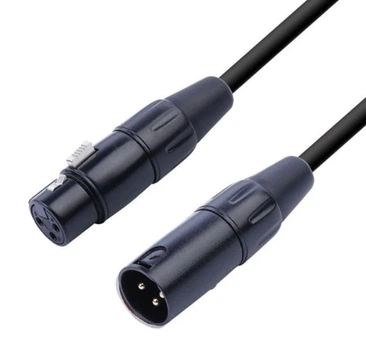 Микрофонный кабель балансный XLR Male — XLR Female ABCCABLS MA009-L1 1м
