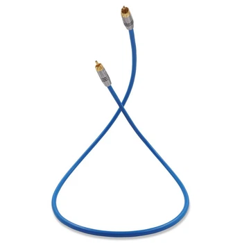 Цифровой коаксиальный аудио-кабель RCA-RCA Melodika Sky Blue SBC-X15 Coaxial Сable 1.5m