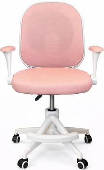 Кресло вращающееся детское с подставкой для ног PERFECT KIDS ASTRONAUT PINK Perfect Home Розовый