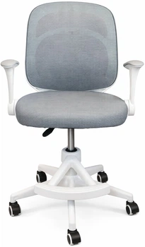 Кресло вращающееся детское с подставкой для ног PERFECT KIDS PANDA GRAY Perfect Home Серый