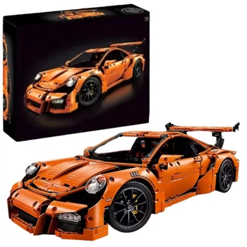 Конструктор Technic Porsche 911 GT3 RS Порше 911 оранжевый спорткар машина автомобиль Порш