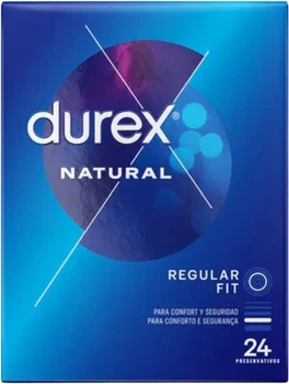 Prezerwatywy Durex Natural Regular Fit 24 szt (8428076000588)