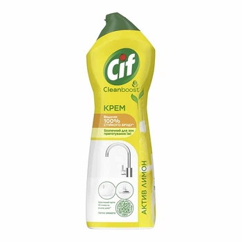Засіб для чищення Cif "Актив Лимон" крем 750 мл (64353987)