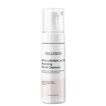 Пінка для вмивання Hollyskin Hyaluronic Acid Foaming Facial Cleanser з гіалуроновою кислотою 150 мл