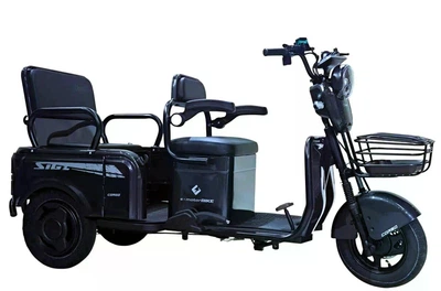 Електричний трицикл Corso «Sig L» SL-080177 (1) двигун 1200W, акумулятор 72V/24Ah LMFP (літій-марганцево-залізо-фосфат), колеса 300-10, в коробці - Темно-сірий