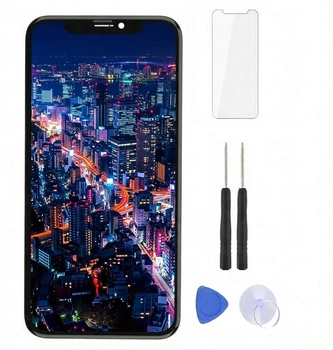 Дисплей iPhone XS black модуль сенсор iPhone экран LCD для iPhone тачскрин стекло сенсор на iPhone защитное стекло в подарок High Copy PAVLYSH (PD-62)