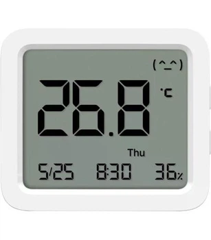 Умный датчик температуры и влажности (термогигрометр) Mijia Temperature and Humidity Monitor 3 BHR9041GL BHR6971CN White