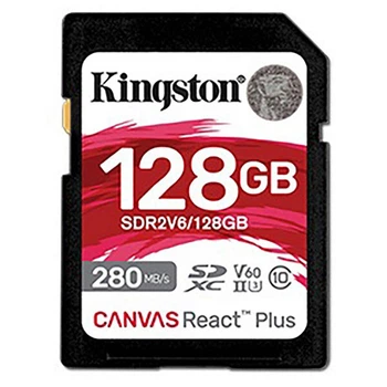 Карта пам'яті Kingston Canvas React Plus V60 SDR2V6, 128 Гб. - 480518