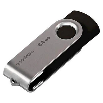 USB Flash Goodram UTS3 Twister, 64 Гб., Чорний - 359492