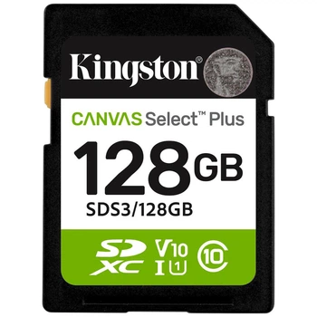 Карта пам'яті Kingston Canvas Select Plus, 128 Гб. - 637999