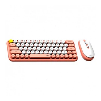 Беспроводная клавиатура и мышь FANTECH Go WK896, BT, 2.4G, Персиковый
