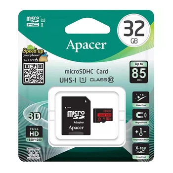 Карта пам'яті Apacer microSDHC UHS-1, 32 Гб. - 210024