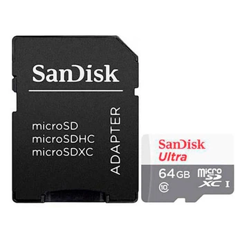 Карта пам'яті microSDXC SanDisk Ultra UHS-1, 64 Гб. - 352221