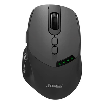 Беспроводная мышь Jedel WD155, BT5.1, 2.4G, 1000-2000DPI, 500mAh, grey