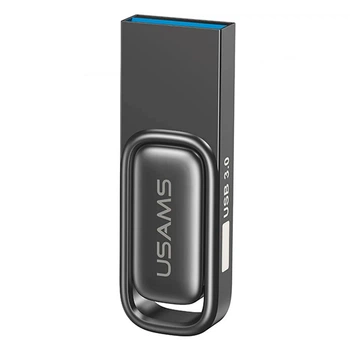 USB Flash Usams US-ZB339 Zinc Alloy, 256 Гб., Черный - 608228