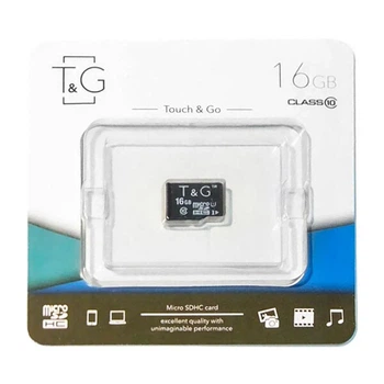 Карта пам'яті T&G microSDHC UHS-1, 16 Гб. - 227855