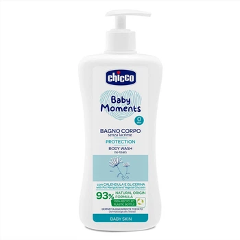 Гель для купання з екстрактом календули Chicco Baby Moments "Без сліз", 750 мл (10581.00)
