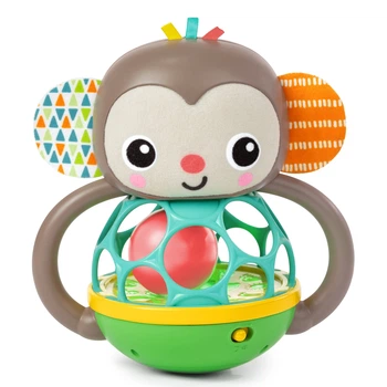 Музыкальная погремушка Bright Starts "Grab & Giggle Monkey" (16779)