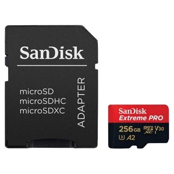 Карта пам'яті SanDisk MicroSDXC UHS-I U3, 256 Гб. - 398923
