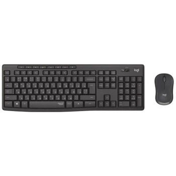 Клавиатура и мышь Logitech MK295 Combo, Черный - 377371