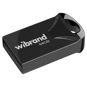 USB Flash Wibrand Hawk, 64 Гб., Чорний - 533407