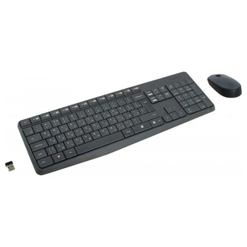 Клавиатура и мышь Logitech MK235, Серый - 352414