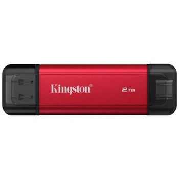 Внешний SSD Kingston Dual Portable, 2 Тб., Красный - 693014