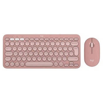 Клавиатура и мышь Logitech Pebble 2 Combo, Розовый - 432562
