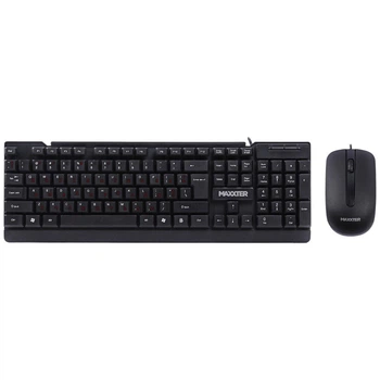 Клавиатура и мышь Maxxter KMS-CM-01-UA, Черный - 608814