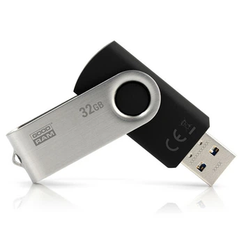 USB Flash GOODRAM UTS3, 32 Гб., Чорний - 379494