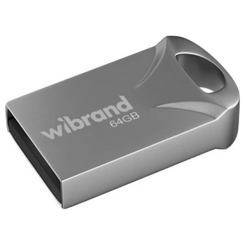 USB Flash Wibrand Hawk, 64 Гб., Срібний - 460460