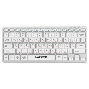 Клавиатура Maxxter KBW-C01S-UA, Серебряный - 593643