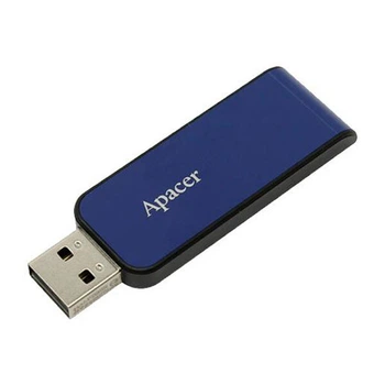 USB Flash Apacer AH334, 64 Гб., Синій - 214138