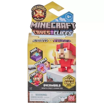 Фигурка-cюрприз Treasure Minecraft Пещеры и скалы Надземный мир (123620)
