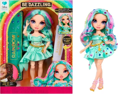 Кукла Rainbow High Dazzlingly — Celine Turquoise (Teal) - Рейнбоу Хай — Селин Бирюзовая (бирюзовая) (597827) - игровой набор MGA Entertainment