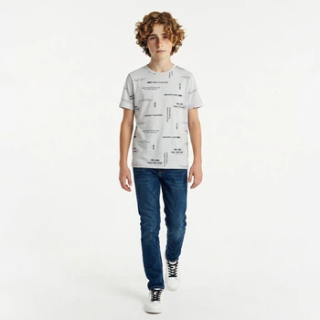 Футболка для парня 158-164 см (12-14 лет) Pepperts серый