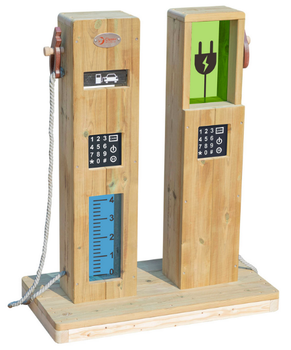 Zabawkowa stacja benzynowa Classic World Wooden Outdoor Play Gas Station 70264 (6927049072642)