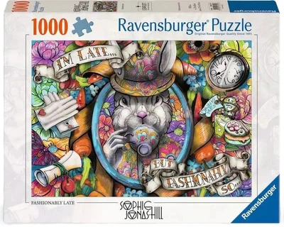 Puzzle Ravensburger Fashionably Late 1000 elementów 12001712 (4005555017127)