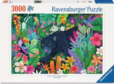 Puzzle Ravensburger Pantera 3000 elementów 12001748 (4005555017486)