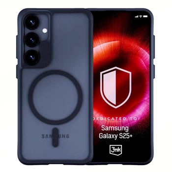 Панель 3MK Satin Armor MagCase для Samsung Galaxy S25+ Dark Blue (5903108615419)
