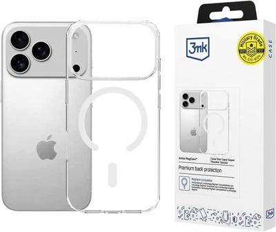 Etui plecki 3MK Armor MagCase do Apple iPhone 17 Pro Max Clear (5903108665032)