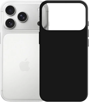 Etui plecki 3MK Silicone Case do Apple iPhone 17 Pro Black (5903108664813)
