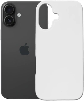 Etui 3MK Hardy MagSilicone do Apple iPhone 16 White (5903108662024)